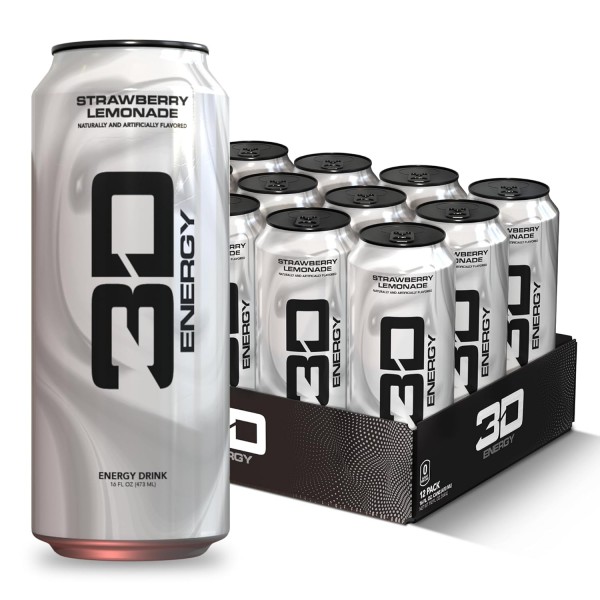3D ENERGY Drink Zero Sugar 473ml - 12 Pack