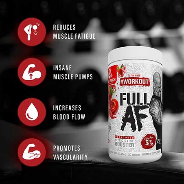 5% Nutrition FULL AF - 350g *Stim Free Pre Workout*