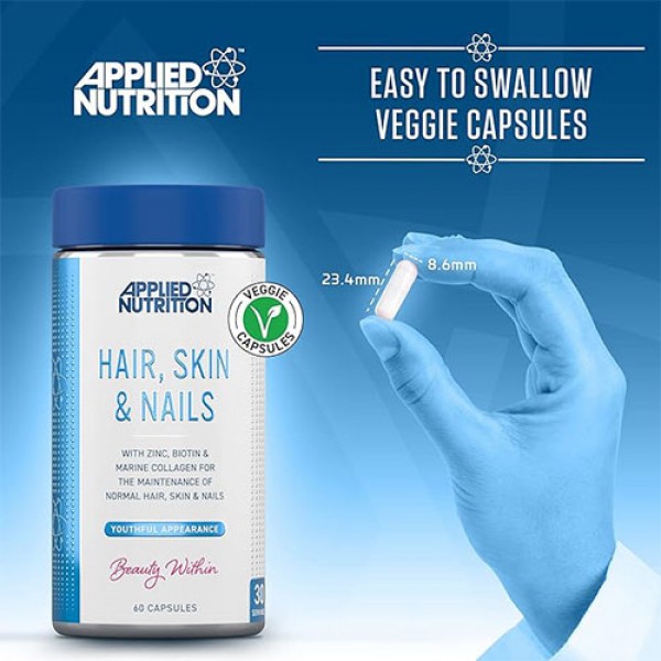 Applied Nutrition Hair Skin & Nails 60 Caps
