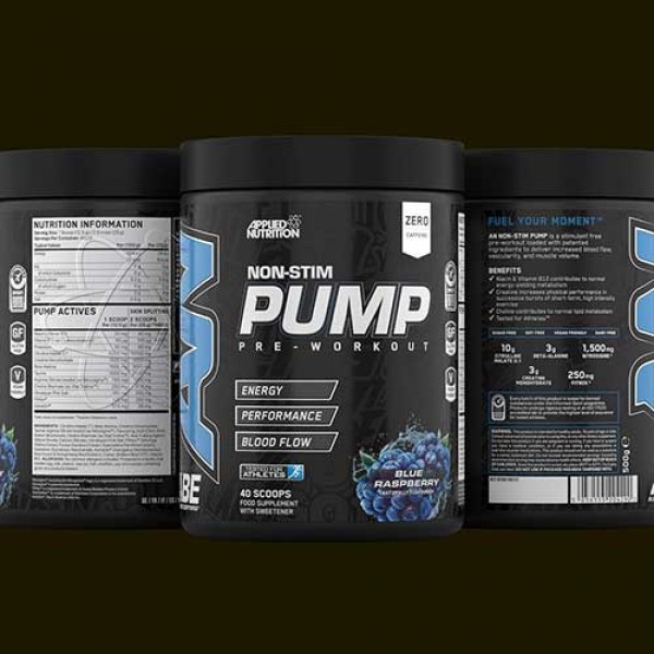 Applied Nutrition ABE Non-Stim Pump Pre Workout 500g + Free Tornado Shaker