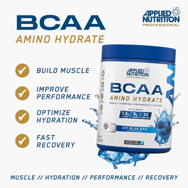 Applied Nutrition BCAA Amino Hydrate 1.4kg + Free Applied Water Bottle