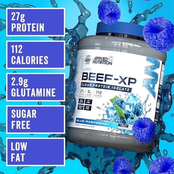 Applied Nutrition Beef Isolate XP 1.8kg + Free Carb X 