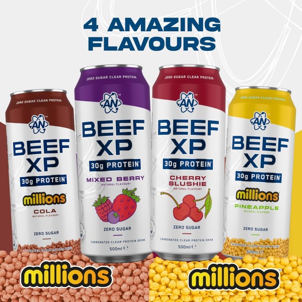 Applied Nutrition Beef-XP - Sparkling Clear Protein 12 x 500ml