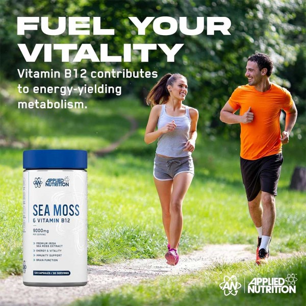 Applied Nutrition Sea Moss & B12 - 120 Capsules