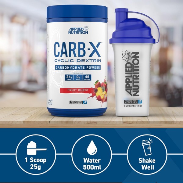 Applied Nutrition Carb X Cyclic Dextrin - 1.2kg + Free Amino Fuel Mini