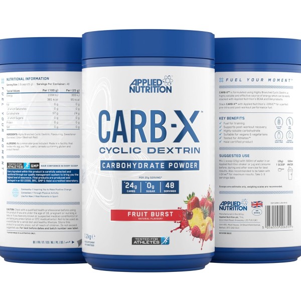 Applied Nutrition Carb X Cyclic Dextrin - 1.2kg + Free Amino Fuel Mini