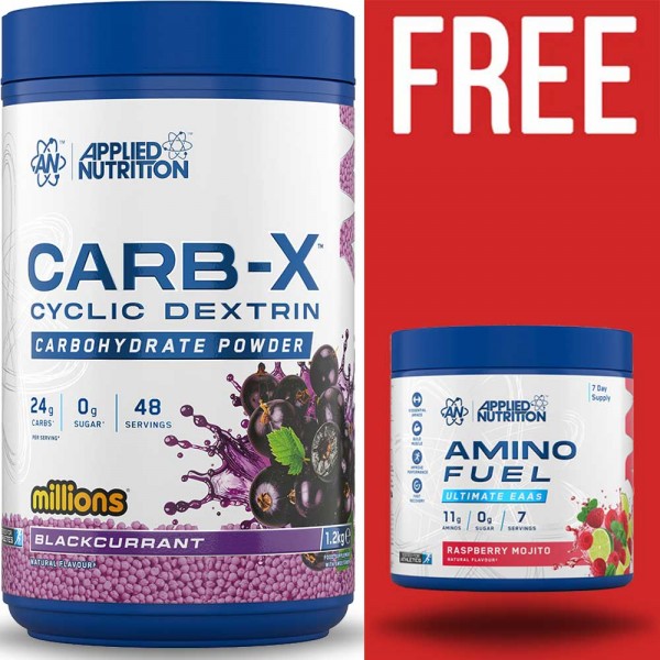 Applied Nutrition Carb X Cyclic Dextrin - 1.2kg + Free Amino Fuel Mini