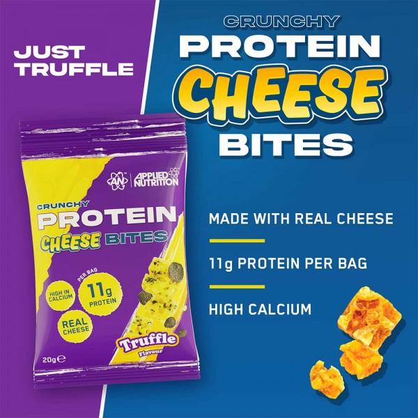 Applied Nutrition Crunchy Protein Cheese Bites - 10 x 20g