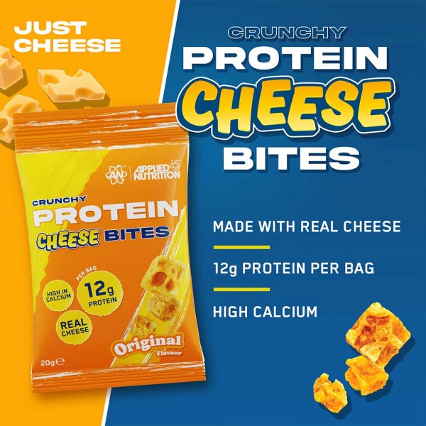 Applied Nutrition Crunchy Protein Cheese Bites - 10 x 20g