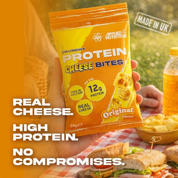 Applied Nutrition Crunchy Protein Cheese Bites - 10 x 20g