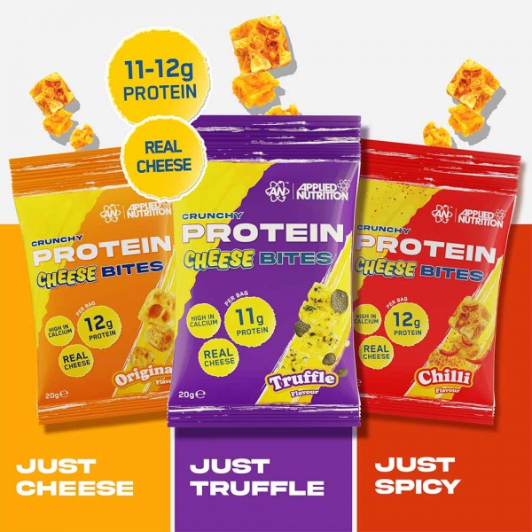 Applied Nutrition Crunchy Protein Cheese Bites - 10 x 20g