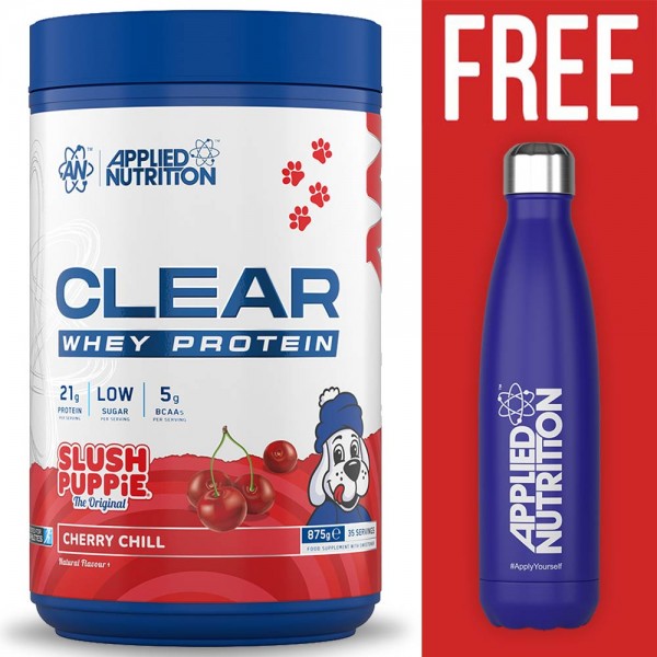 Applied Nutrition Clear Whey Isolate 875g + Free Applied Steel Flask