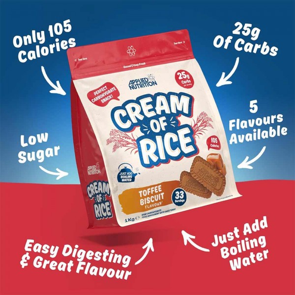 Applied Nutrition Cream of Rice - 1kg