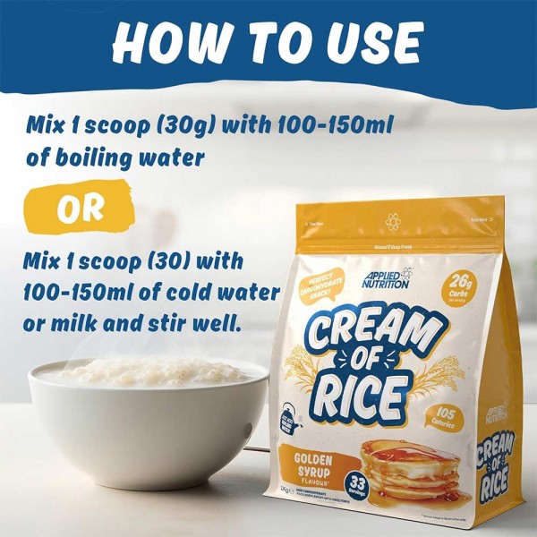 Applied Nutrition Cream of Rice - 1kg