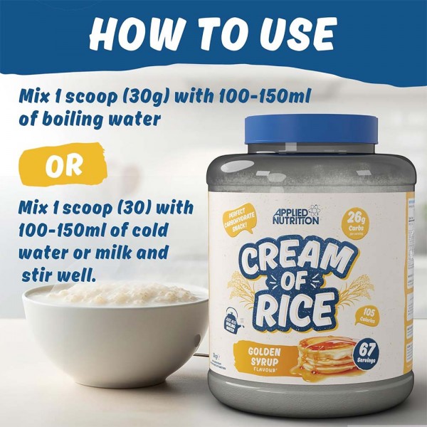 Applied Nutrition Cream of Rice 2kg