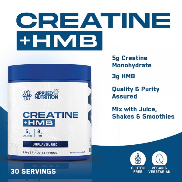 Applied Nutrition Creatine + HMB 240g