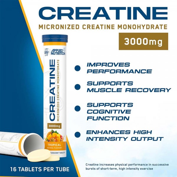 Applied Nutrition Micronized Creatine Monohydrate - 16 Effervescent Tablets