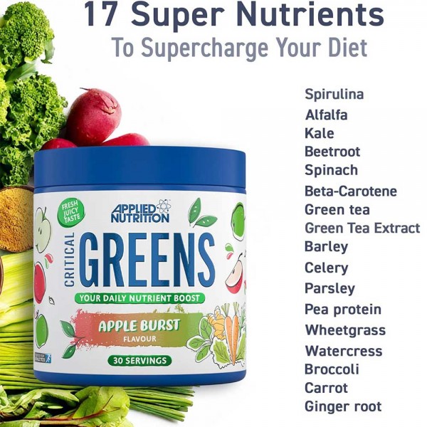 Applied Nutrition Greens 250g + Free Applied Steel Flask