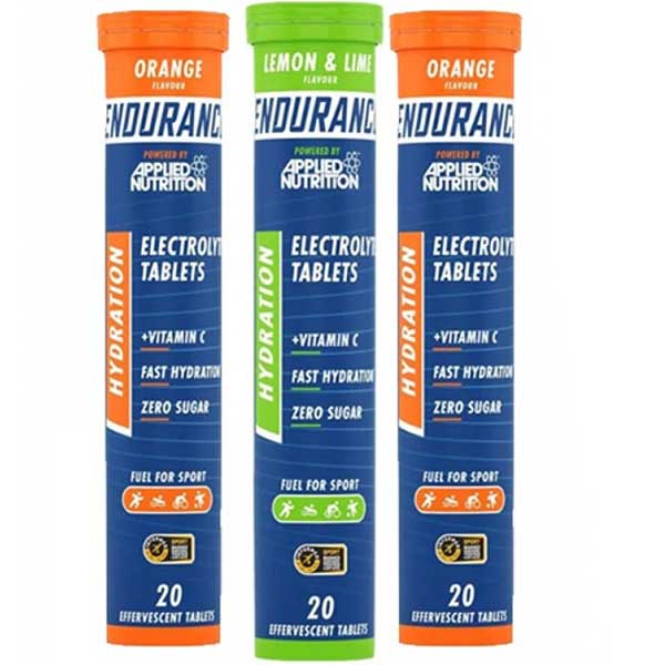 Applied Endurance Electrolyte Zero - Triple Pack Hydration Tablets (3 x 20) 