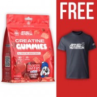 Applied Nutrition Creatine Gummies 20 Servings + Free Applied Nutrition T-Shirt