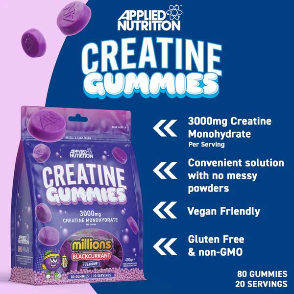 Applied Nutrition Creatine Gummies 20 Servings