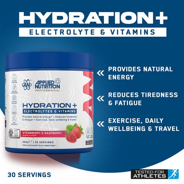 Applied Nutrition Hydration 240g + Free Applied Steel Flask