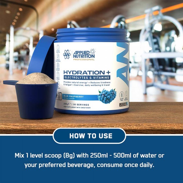 Applied Nutrition Hydration 240g + Free Applied Steel Flask