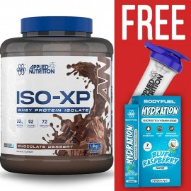 Applied Nutrition Whey Isolate XP - 1.8kg + Free BodyFuel Hydration Sticks + Free Applied nutrition Shaker