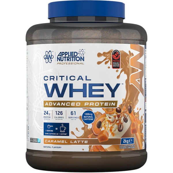 Applied Nutrition Critical Whey 2kg + Free Amino Fuel + Free ABE 400ml Shaker