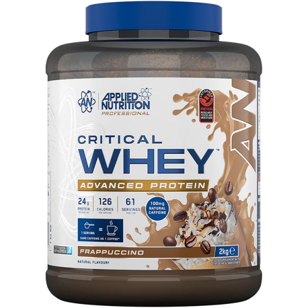 Applied Nutrition Critical Whey 2kg + Free Amino Fuel + Free ABE 400ml Shaker