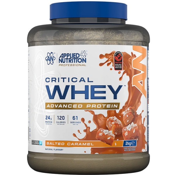 Applied Nutrition Critical Whey 2kg + Free Amino Fuel + Free ABE 400ml Shaker