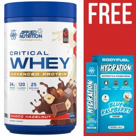 Applied Nutrition Critical Whey Protein 825g + Free BodyFuel Hydration Sticks