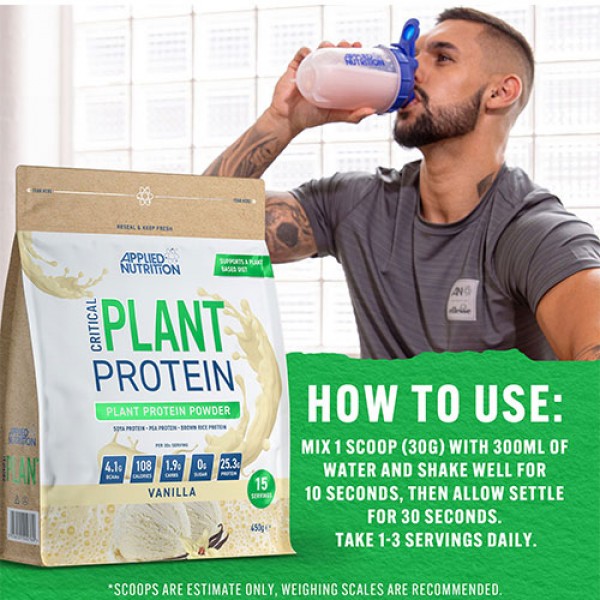 Applied Nutrition Critical Plant Protein 450g