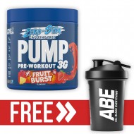 Applied Nutrition Pump ZERO Stim 3G 375g  + Free ABE 400ml Shaker
