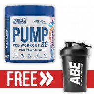 Applied Nutrition Pump 3G  375g  + Free ABE 400ml Shaker