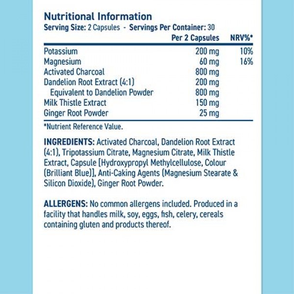 Applied Nutrition Detox & Debloat - 60 Caps