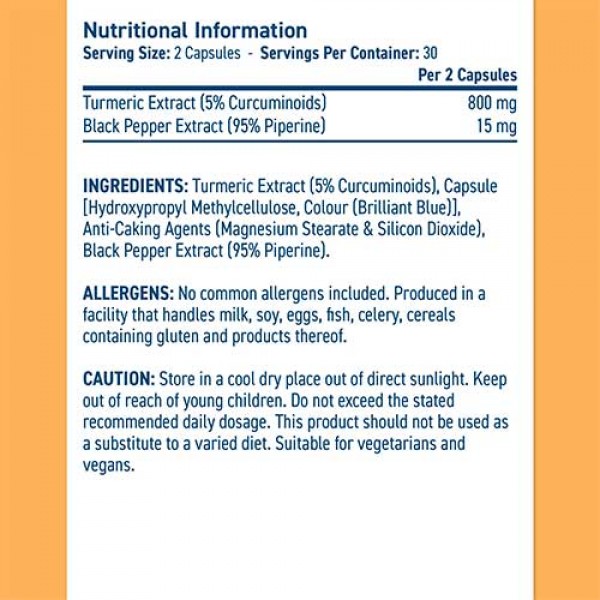 Applied Nutrition Turmeric 800mg - 60 Caps