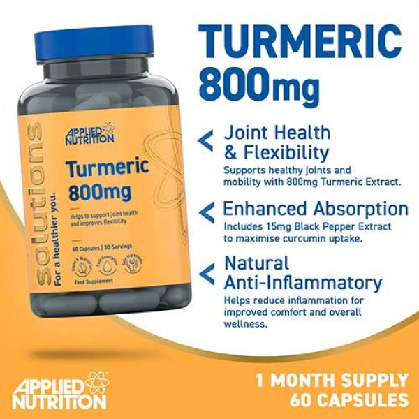 Applied Nutrition Turmeric 800mg - 60 Caps