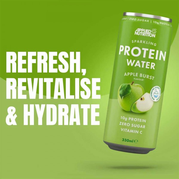 Applied Nutrition Sparkling Protein Water Can 330ml x 12
