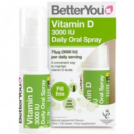 BetterYou Vitamin D3 - 3000iu Oral Spray 15ml