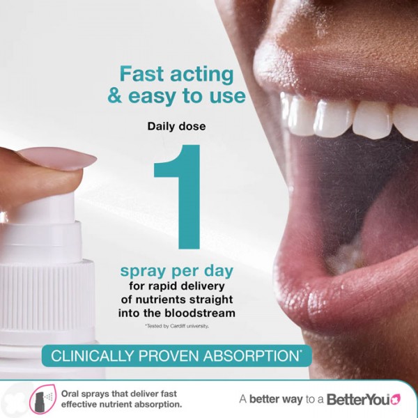 BetterYou Vitamin D3 - 4000iu Oral Spray 15ml