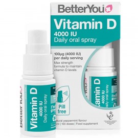 BetterYou Vitamin D3 - 4000iu Oral Spray 15ml