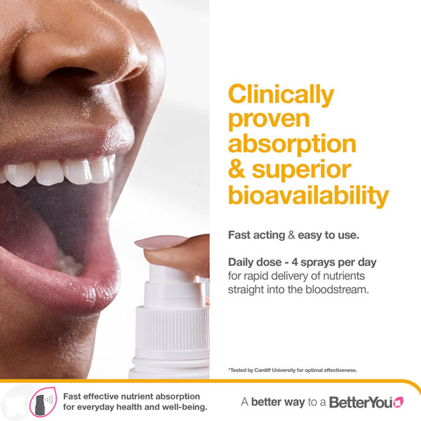 BetterYou Boost Vitamin B12 Oral Spray 25ml