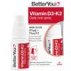 BetterYou Vitamin D3 3000iu + K2 Oral Spray 12ml