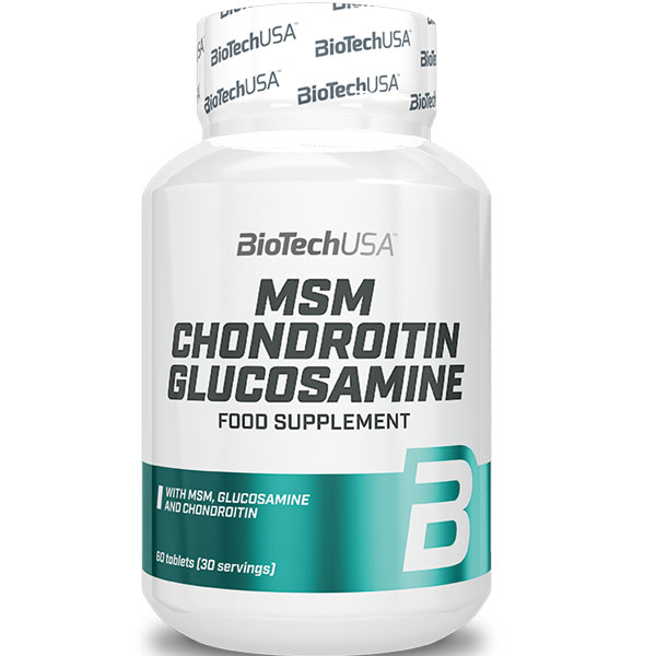 BioTech USA MSM Chondroitin Glucosamine - 60 Tabs