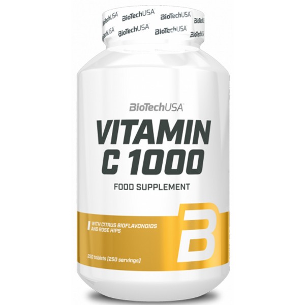 BioTech USA Vitamin C 1000mg - 250 Tabs 
