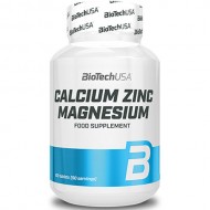 Biotech USA Calcium Zinc Magnesium 100 Tabs