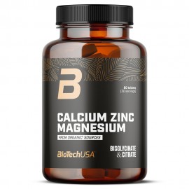 Biotech USA Calcium Zinc Magnesium - 100 Tablets