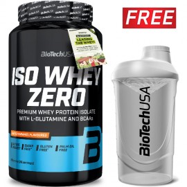 Biotech USA ISO WHEY ZERO  - 908g + Free Biotech Shaker