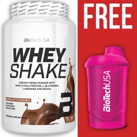 BioTech USA Whey Shake 1000g + Free Biotech Shaker